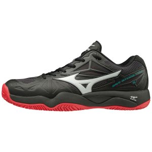 Mizuno Wave Intense Tour 5 CC Bayan Tenis Ayakkabısı Siyah (Tr.CTQ)